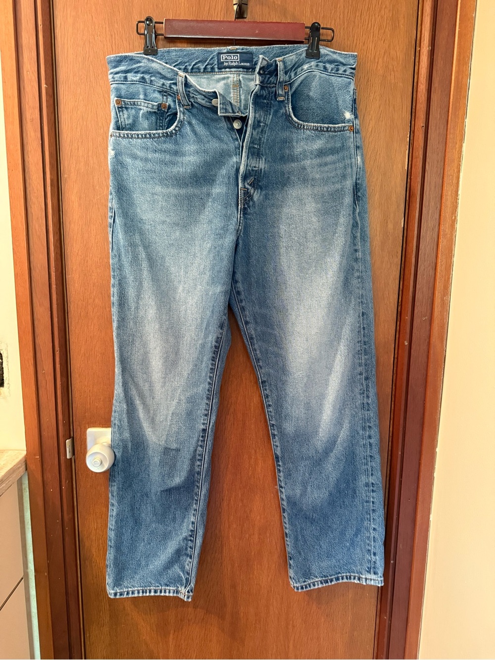 Ralph Lauren Women’s relaxed fit straight Crop jeans Lebec Wash 27